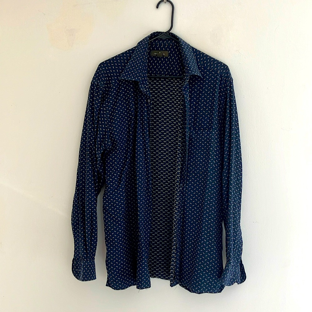 Ermenengildo Zegna large dress shirt. Lightly worn. Good shape. Great find